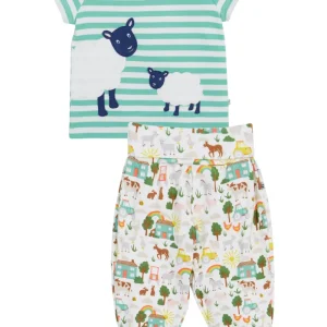 Tvådelat set bondgårdsdjur