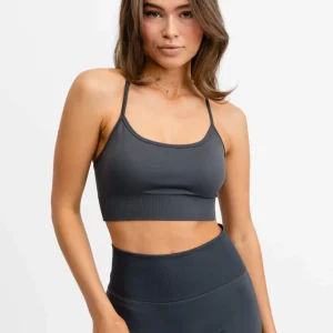 Signature Seamless Sports Bra Iron Grey