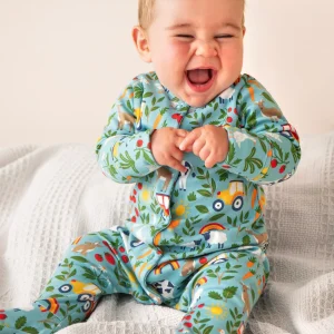 Babypyjamas bondgårdstema