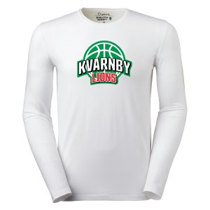 Långärmad vit t-shirt unisex
