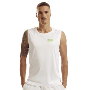 The Sleeveless Tee – Lime Edition
