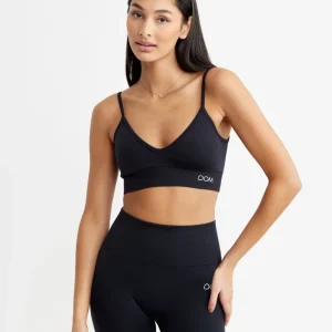 V Shape Seamless Sports Bra Black