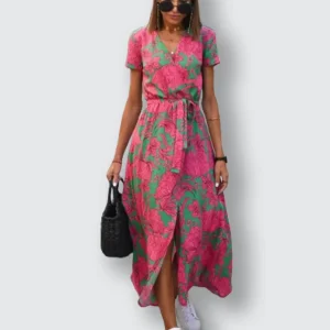 Saga - Elegant klänning i bomull