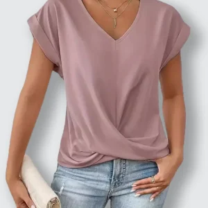 Jada - Elegant T-shirt med V-ringning