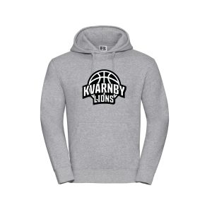 Grå Russell hoodie unisex