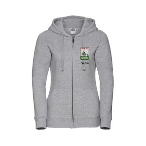 Ziphoodie dam (bomull)