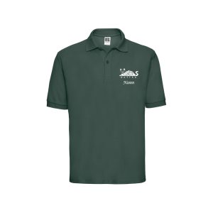 Grön pikétröja herr