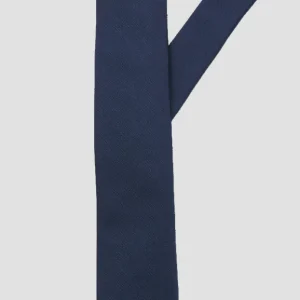 Jack & Jones Solid Structured Tie Navy Blazer