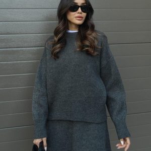 LYANNAH - ELEGANT STICKAD TVÅDELAD SET