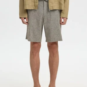 Selected Regular Brody Linen Blend Shorts Delicioso