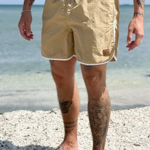 Urban Classics Retro Badbyxor White/Beige