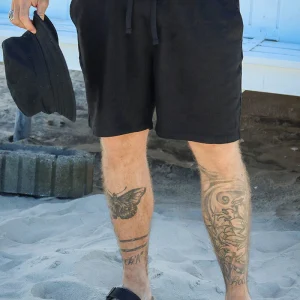 ONLY & SONS Tel Viscose Linen Shorts Black