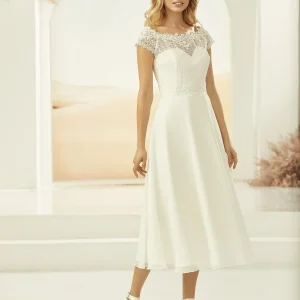 REA Kort brudklänning Privet Bianco Evento