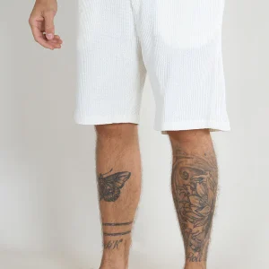 Selected Loose Casper Shorts Egret
