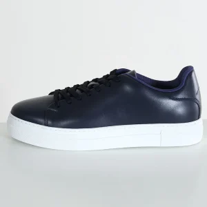Selected David Chunky Leather Sneaker Sky Captain