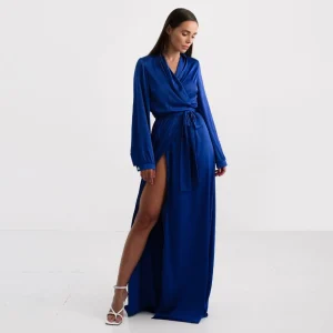 Omlottklänning "Des fruits", Blå