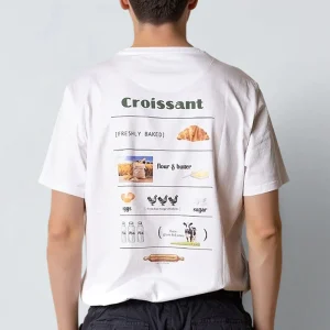 Clean Cut Copenhagen Croissant t-shirt White