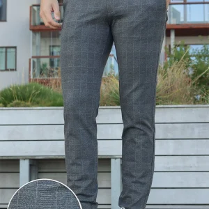 ONLY & SONS MARK PANTS CHECK  Black