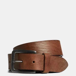 Jack & Jones VICTOR LEATHER BELT Mocha Bisque