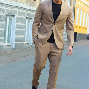 Jack & Jones Premium Franco Slim Fit Kostym Petrified Oak