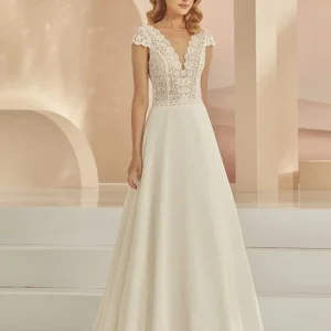 Brudklänning Bianco Evento Haven second hand / återbruk