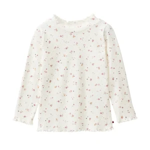 Ribbad topp med blommor