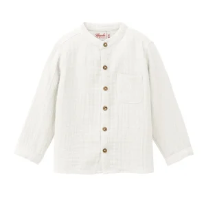 Skjorta kraglös vit